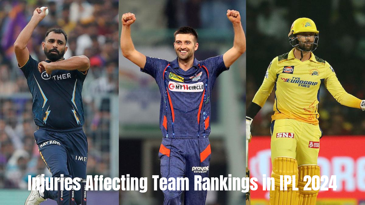 Injuries Affecting Team Rankings in IPL 2024